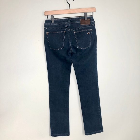 DL1961 Kate Slim Straight Twilight Dark Wash Jeans - Picture 9 of 10